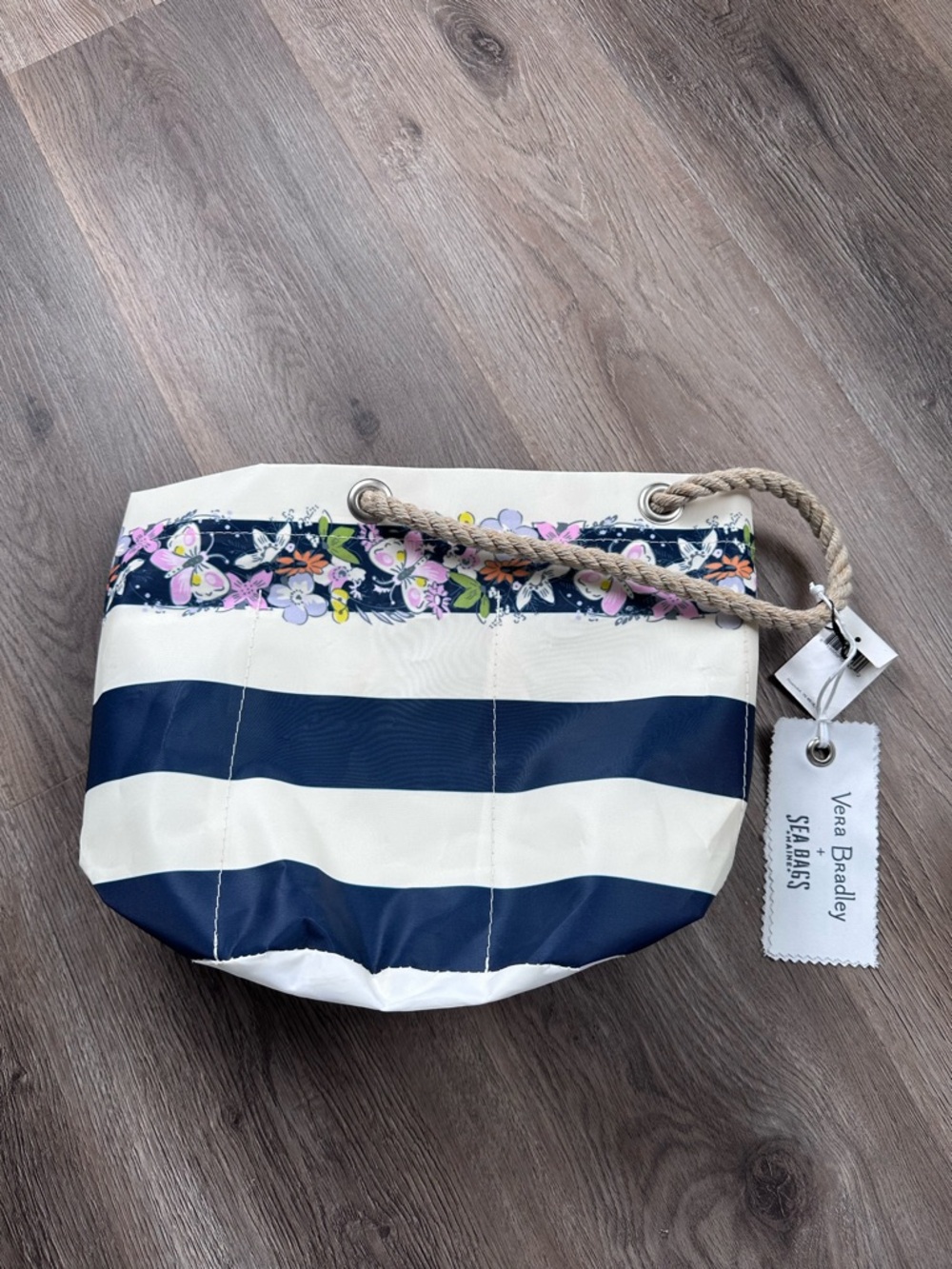 NWT Vera Bradley x Sea Bags Beverage Bucket Bag